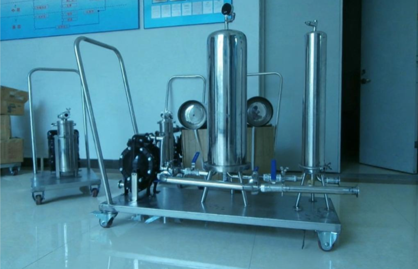 推车移动式明胶胶水过滤器